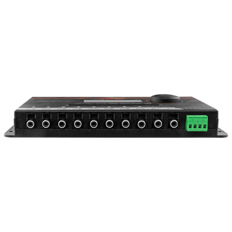 DS18 2-Channel In and 8-Channel Out Dual Signal Processor LCD Screen Bluetooth - Side View