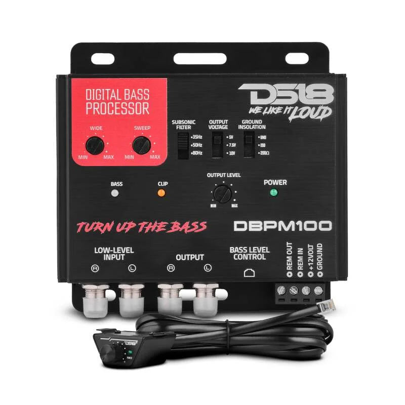 DS18 2-Channel Low Level Input and 2-Channel Output Digital Bass Processor - Installation View