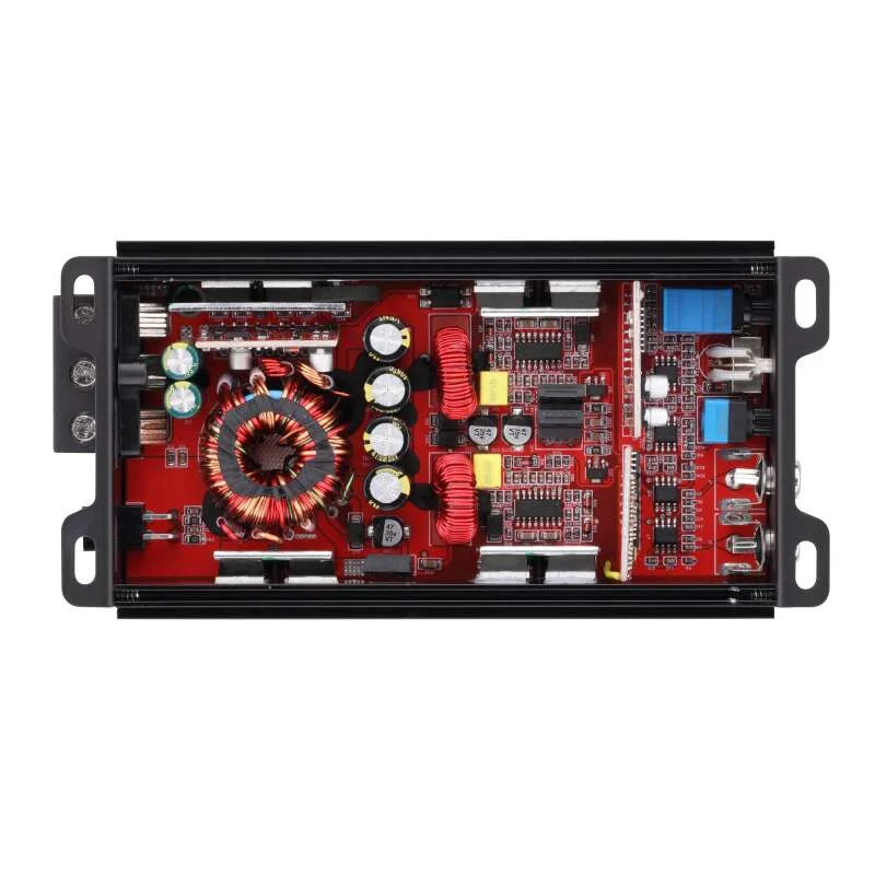 DS18 2-Chnnl 380 at 4ohm Bridge 2x230 at 2ohm 2x140 at 4ohm Watts RMS Built-in BT Audio Receiver - Side View