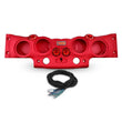 Load image into Gallery viewer, DS18 2007-18 Jeep JK/JKU Soundbar Fits 4 x 8in Speakers (Not Included) Tweeters Drivers Included-Red - Additional View 5
