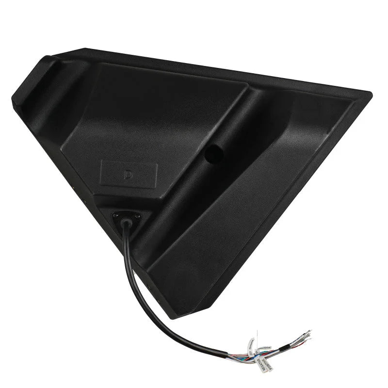 DS18 2015+ Polaris Slingshot Front Panel Enclosure Fits 2x 6.5in & 2x 3.8in Speakers (Not Included) - Side View