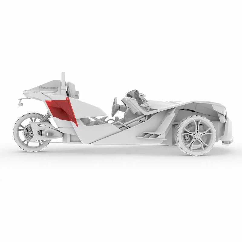 DS18 2015+ Polaris Slingshot Rear Subwoofer Enclosure Fits 10in Subwoofer (Subwoofer Not Included) - Additional View 10