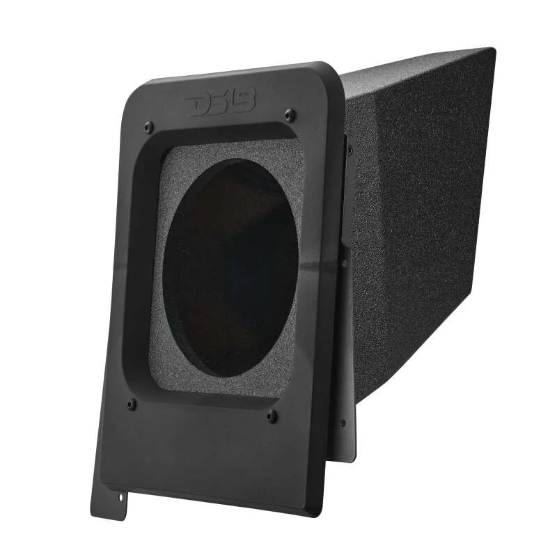 DS18 2015+ Polaris Slingshot Rear Subwoofer Enclosure Fits 10in Subwoofer- Black Bed Liner Finish - Additional View 8