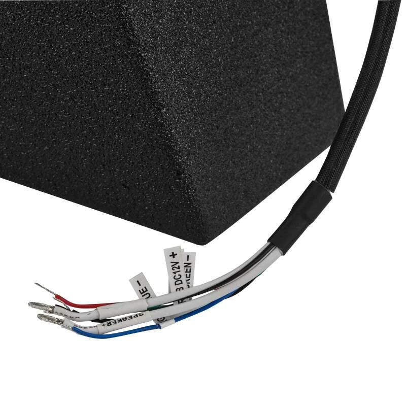 DS18 2015+ Polaris Slingshot Rear Subwoofer Enclosure Fits 10in Subwoofer- Black Bed Liner Finish - Additional View 9