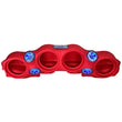 Load image into Gallery viewer, DS18 2018-23 Jeep JL/JLU/JT Soundbar Fits 4 x 8in Speakers (Not Included)- Red - Side View