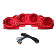 Load image into Gallery viewer, DS18 2018-23 Jeep JL/JLU/JT Soundbar Fits 4 x 8in Speakers (Not Included)- Red - Additional View 6