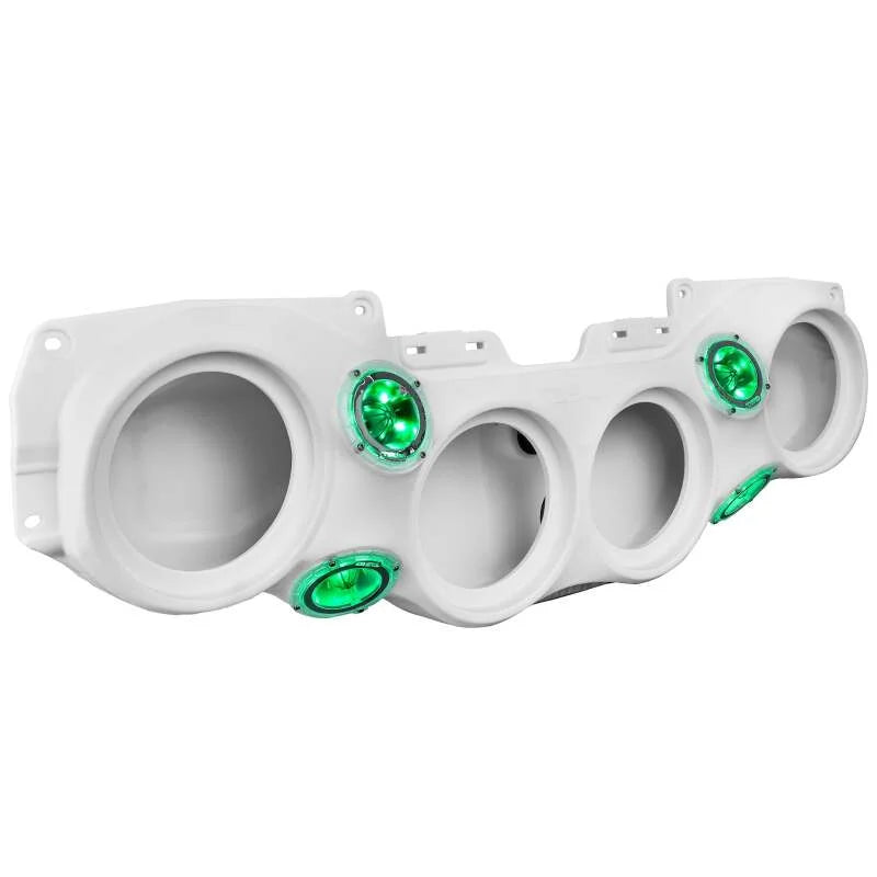 DS18 2018-23 Jeep JL/JLU/JT Soundbar System Fits 4 x 8in Speakers (Not Included)- White - Main Product View