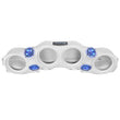 Load image into Gallery viewer, DS18 2018-23 Jeep JL/JLU/JT Soundbar System Fits 4 x 8in Speakers (Not Included)- White - Installation View