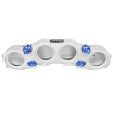 Load image into Gallery viewer, DS18 2018-23 Jeep JL/JLU/JT Soundbar System Fits 4 x 8in Speakers (Not Included)- White - Installation View