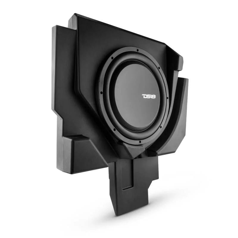 DS18 2018-24 Can-Am Maverick 12in Subwoofer Enclosure Passanger Side PSW12.4D Included - Installation View