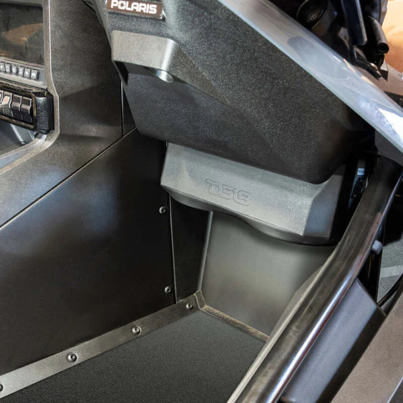 DS18 2020+ Polaris Slingshot Loaded Underdash Suwboofer & Enclosure w/ 2x ZR6.4D Included - Side View