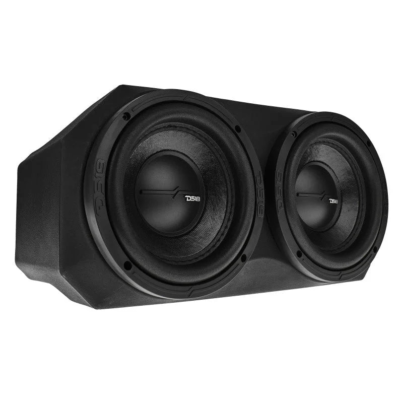 DS18 2020+ Polaris Slingshot Underdash Speaker Enclosure Fits 2x 6.5in (Speakers not Included) - Installation View