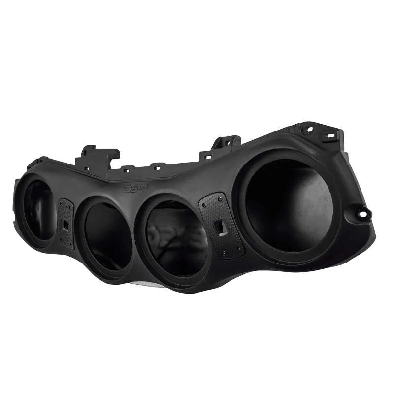 DS18 2024+ JL/JLU/JT Overhead Soundbar Enclosure Fits 4 x 8in Speakers-Black (Speakers not Included) - Main Product View