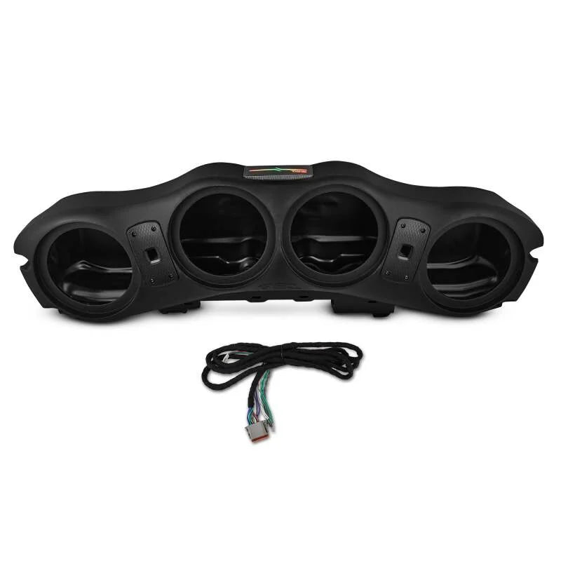DS18 2024+ JL/JLU/JT Overhead Soundbar Enclosure Fits 4 x 8in Speakers-Black (Speakers not Included) - Additional View 6