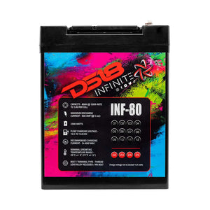 DS18 2300 Watts 80 AH Infinite AGM Power Cell Battery - Main Product View