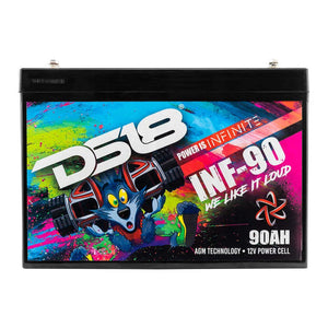 DS18 2500 Watts 90 AH Infinite AGM Power Cell Battery - Main Product View