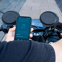 Load image into Gallery viewer, DS18 2.5in Handlebar Mount Speakers Full-Range Amplified Class D USB Port Water Resistant - Back View