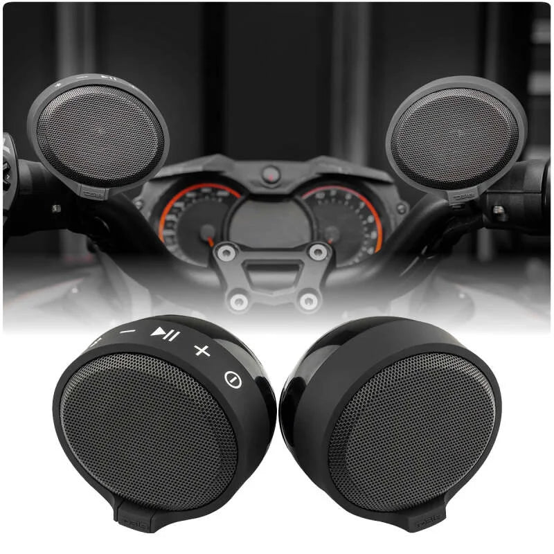 DS18 2.5in Handlebar Mount Speakers Full-Range Amplified Class D USB Port Water Resistant - Additional View 12