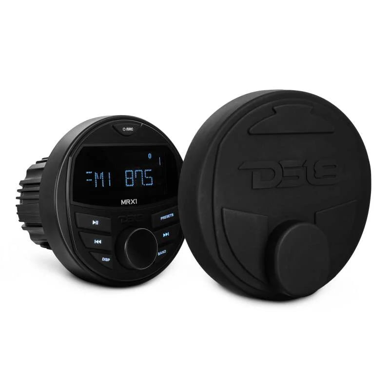 DS18 2.75in LCD Screen 1 Zone 4 Volts Output BT RDS 4 x 40 Watts Silicone Cover Headunit - Installation View