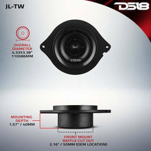 Load image into Gallery viewer, DS18 2.7in OEM Replacement Dash Tweeter Neodymium 100 Watts RMS 1in Kapton Vc 4 Ohm 2018 And Up - Additional View 6