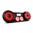 Load image into Gallery viewer, DS18 28in Speaker Enclosure Fits 2x 8in Speakers and 2x 3.78in Tweeters (Speakers not Included) - Back View