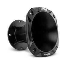 Load image into Gallery viewer, DS18 2in Bolt-On Throat 35 Degree 4.84in Depth Black Aluminum - Side View
