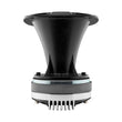 Load image into Gallery viewer, DS18 2in Bolt-On Throat 35 Degree 4.84in Depth Black Aluminum - Detail View