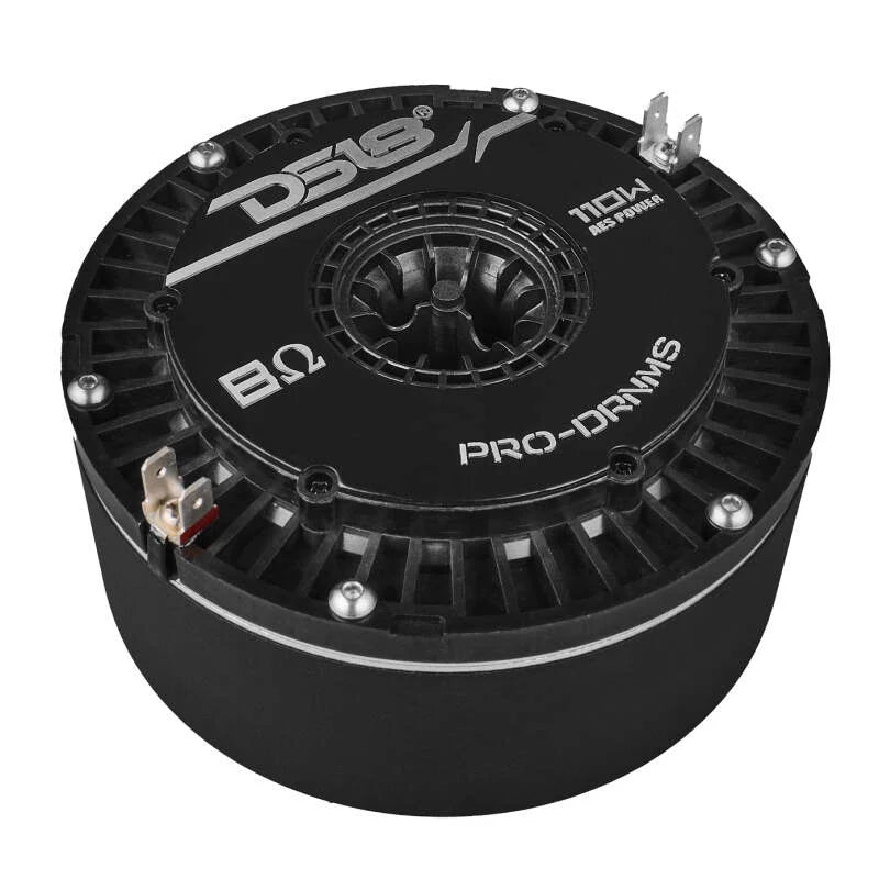 DS18 2in Drivers Bolt-On Throat 220 Watts RMS RMS 3.5in Polyester Vc 8 ohm - Side View