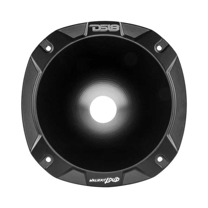 DS18 2in Long Bolt-On Throat Horn 27 Degree 10.84in Depth Black Aluminum - Installation View