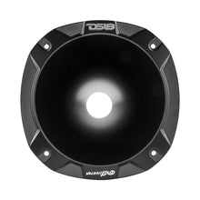 Load image into Gallery viewer, DS18 2in Long Bolt-On Throat Horn 27 Degree 10.84in Depth Black Aluminum - Installation View