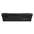 Load image into Gallery viewer, DS18 2x 10in Shallow Down Firing Underseat Ported Box Subwoofer Enclosure Black Spray Paint Finish - Side View