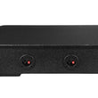 Load image into Gallery viewer, DS18 2x 8in Forward Firing Underseat Ported Box Subwoofer Enclosure -Black Spray Liner Paint Finish - Side View