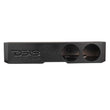 Load image into Gallery viewer, DS18 2x 8in Forward Firing Underseat Ported Box Subwoofer Enclosure -Black Spray Liner Paint Finish - Back View