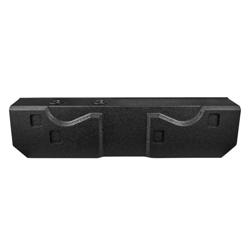 DS18 2x 8in Forward Firing Underseat Ported Box Subwoofer Enclosure -Black Spray Liner Paint Finish - Additional View 5