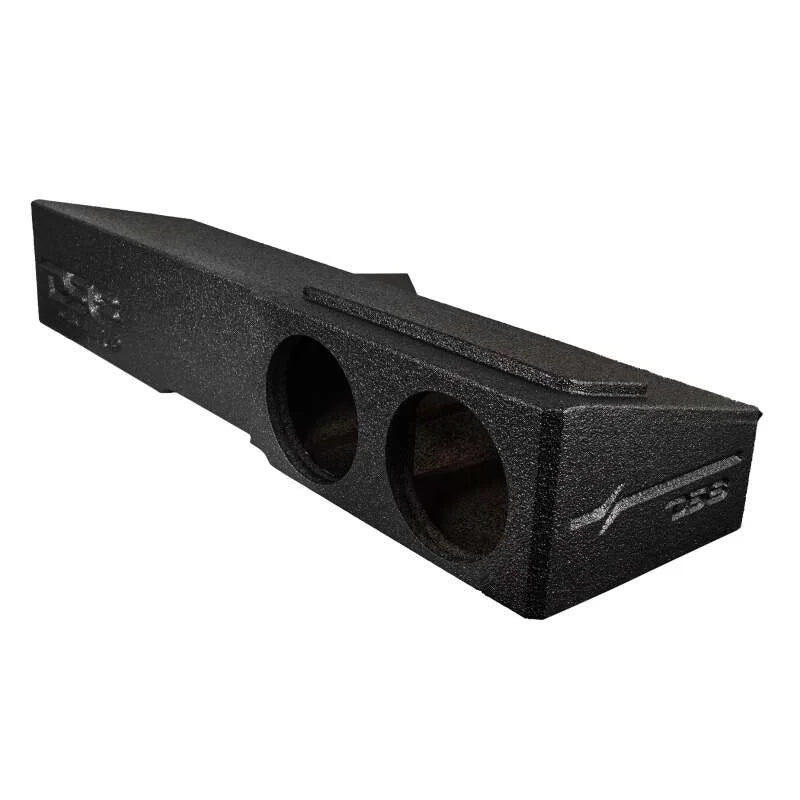 DS18 2x 8in Forward Firing Underseat Ported Box Subwoofer Enclosure Black Liner- Chevy/GMC/Ford - Additional View 5