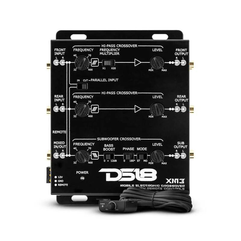 DS18 3-Way Active Crossover Sub-Level Control - Main Product View