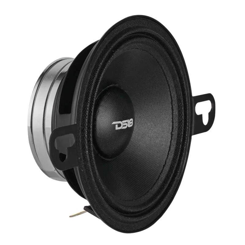 DS18 3.5in 100 Watts RMS 4 ohm Neodymium Full Range OEM Fitment Dashboard Loudspeakers - Side View