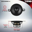 Load image into Gallery viewer, DS18 3.5in 100 Watts RMS 4 ohm Neodymium Full Range OEM Fitment Dashboard Loudspeakers - Back View