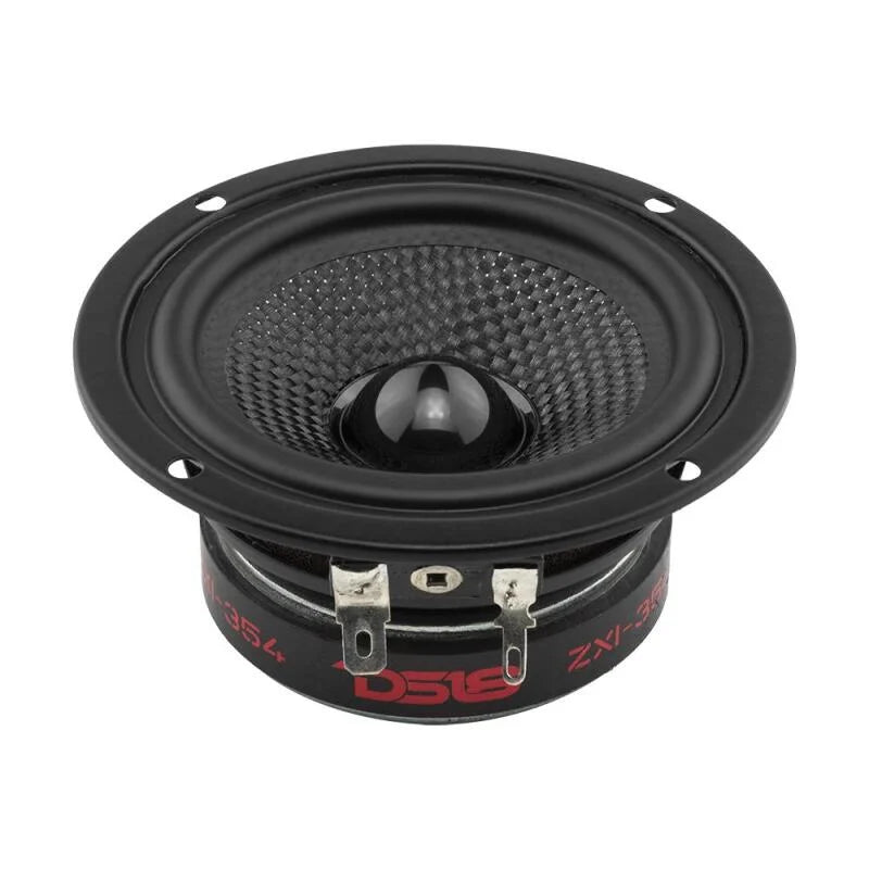 DS18 3.5in 40 Watts RMS 4 ohm 1-Way Full Range Speaker w/ Kevlar Cones - Back View