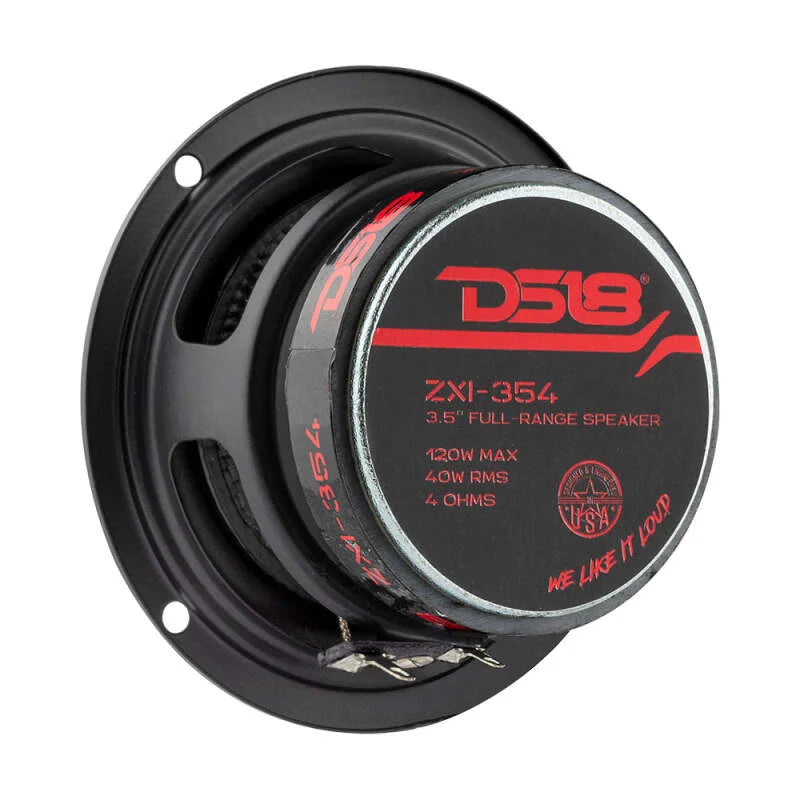 DS18 3.5in 40 Watts RMS 4 ohm 1-Way Full Range Speaker w/ Kevlar Cones - Additional View 7