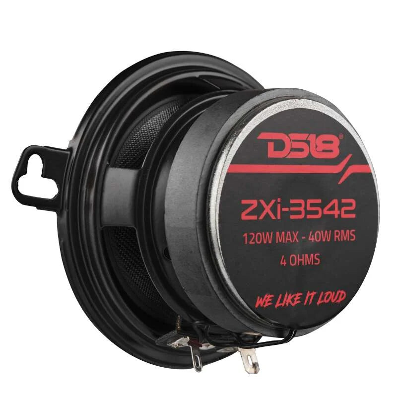 DS18 3.5in 40 Watts RMS 4 ohm 2-Way Coaxial Speaker w/ Kevlar Cones - Additional View 7