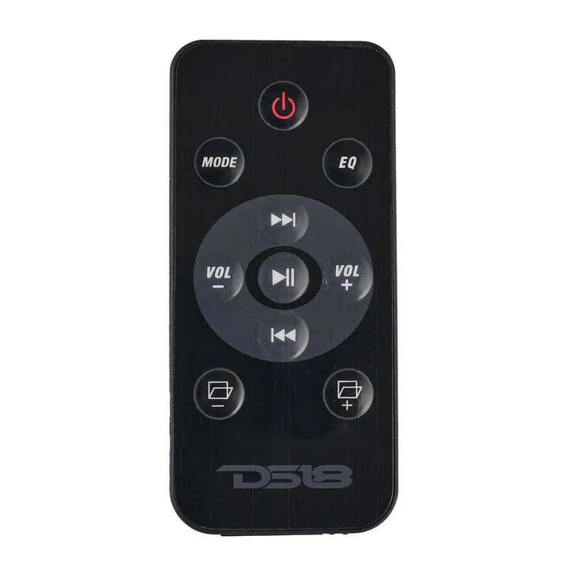 DS18 37in Soundbar 6 Speakers Amplified Bluetooth USB & AUX Ports 200 Watts RMS - Back View