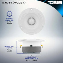 Load image into Gallery viewer, DS18 3.8in 120 Watts RMS 4 ohm 1in Aluminum Vc Super Bullet Tweeter - Additional View 10