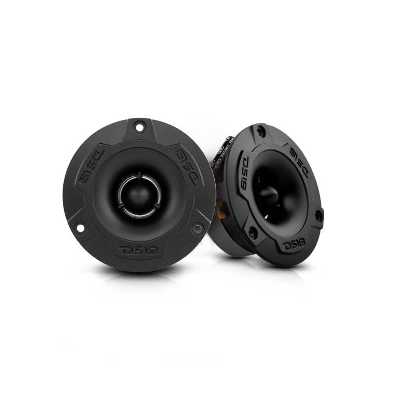 DS18 3.8in Super Bullet Tweeter 120 Watts RMS 1in Aluminum Vc 4 ohm Black - Side View