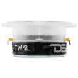 Load image into Gallery viewer, DS18 3.8in Super Bullet Tweeter 120 Watts RMS 1in Aluminum Vc 4 ohm RGB LED Lights - Pair - Side View