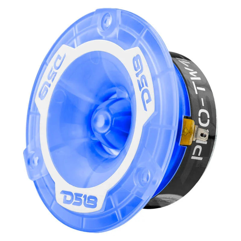 DS18 3.8in Super Bullet Tweeter 120 Watts RMS 1in Aluminum Vc 4 ohm RGB LED Lights - Pair - Installation View