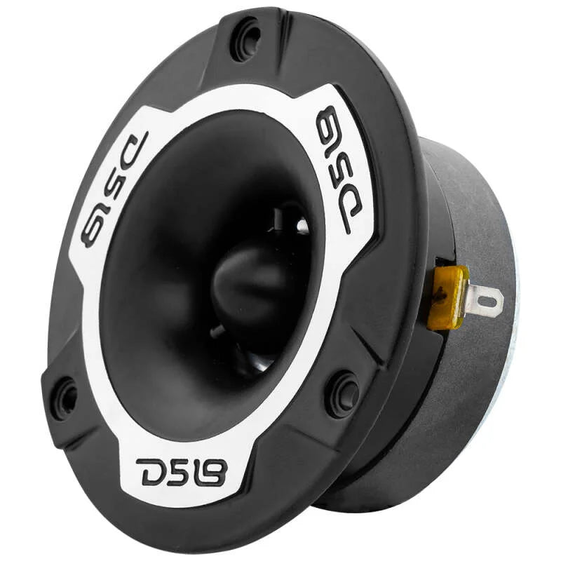 DS18 3.8in Super Bullet Tweeter 120 Watts RMS 1in Aluminum Vc 4 ohm Silver - Main Product View