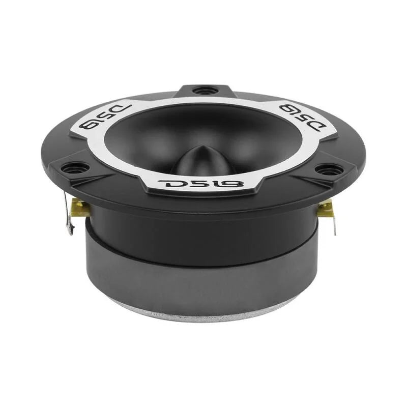 DS18 3.8in Super Bullet Tweeter 120 Watts RMS 1in Aluminum Vc 4 ohm Silver - Side View