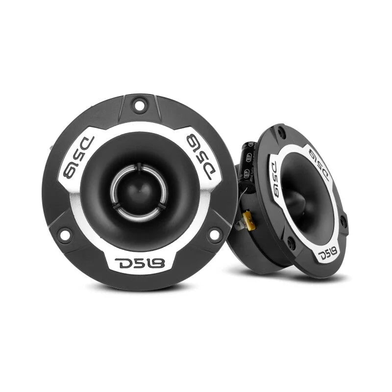 DS18 3.8in Super Bullet Tweeter 120 Watts RMS 1in Aluminum Vc 4 ohm Silver - Back View