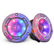 Load image into Gallery viewer, DS18 3.8in Super Bullet Tweeter 120 Watts RMS 1in Aluminum Vc 4 ohm Digital LED Lights - Back View